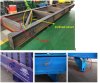 Double layer roofing sheet machine