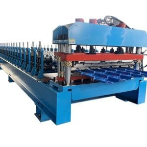 Glazed tile roofing sheet machine