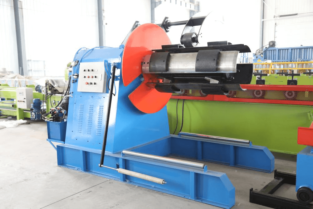 Double layer roofing sheet machine