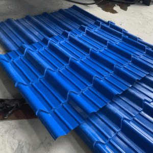 Glazed tile roofing sheet machine
