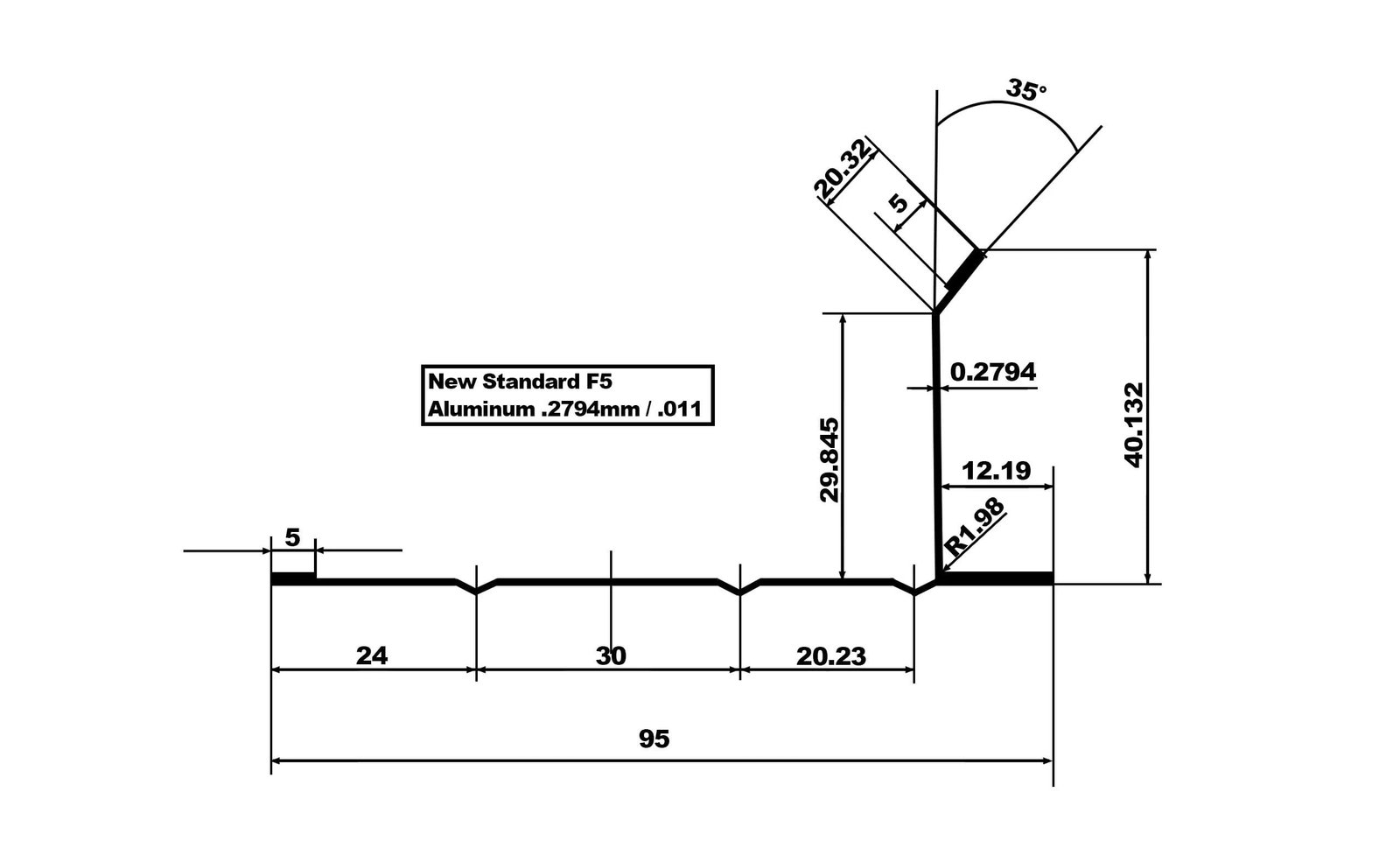 drip edge roll forming machine