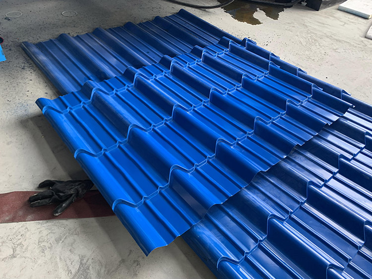 High Speed Step Glaze Roofing Tile Roll Forming Machine