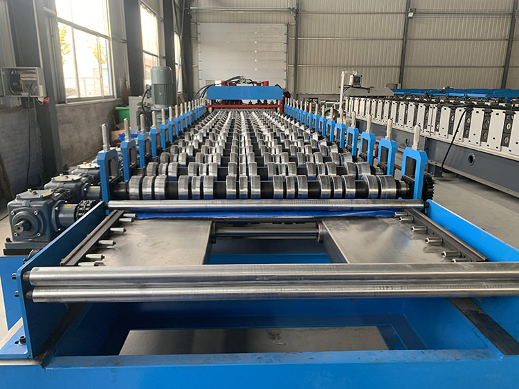 High Speed Step Glaze Roofing Tile Roll Forming Machine