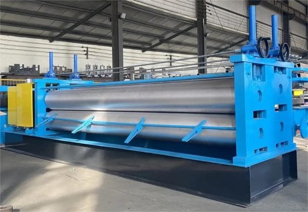 Thin material galvanized steel barrel type steel roof sheet making machine
