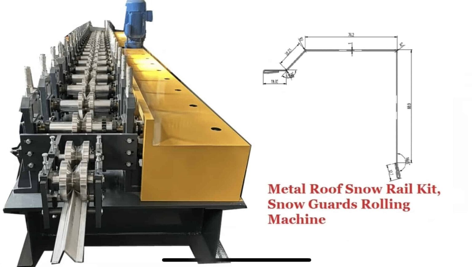 Our High Precision Snow Guards Rolling Machine